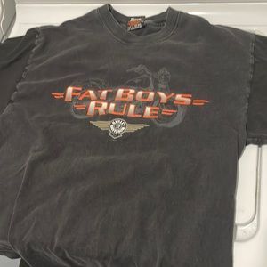 Fat Boys Rule- Harley Davidson T-Shirt. Size Large.